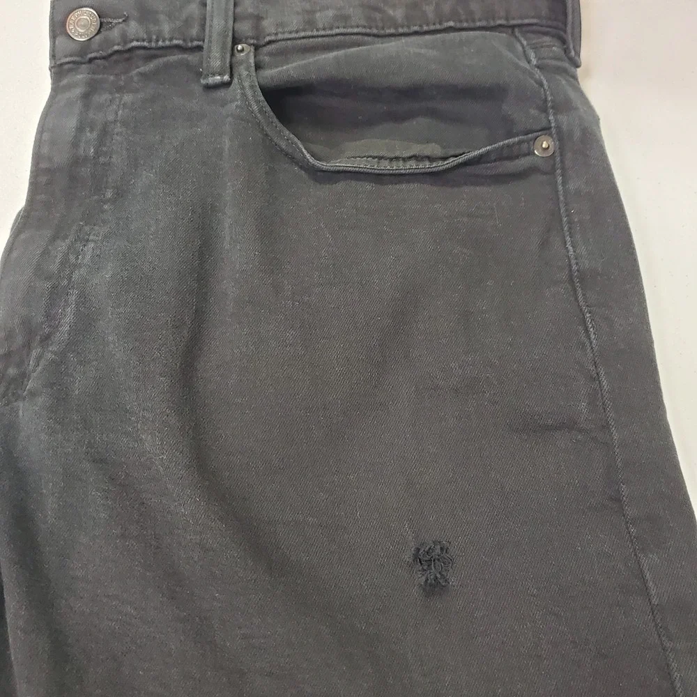 Polo‎ Ralph Lauren Mens Sullivan Slim Leg Pants Size 36 Black Flat Front Office